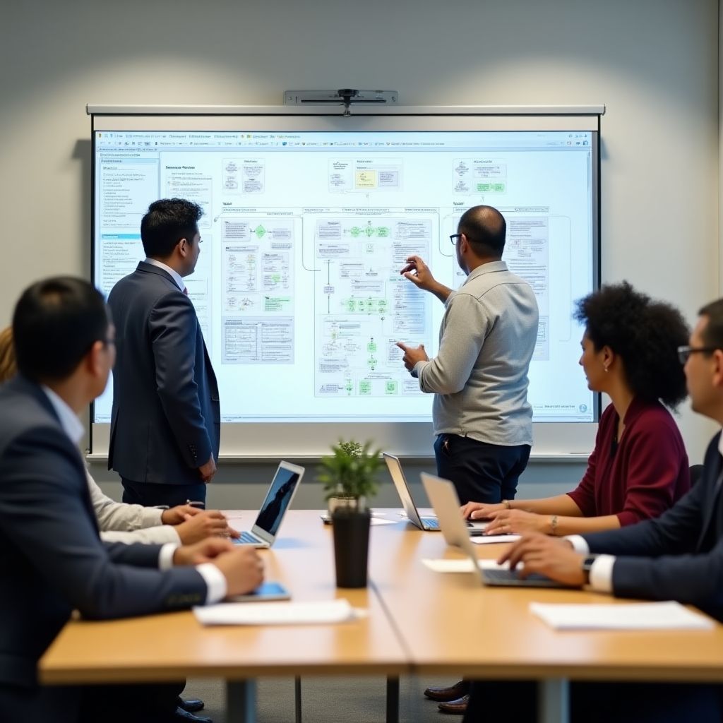 Equipo de RecoMundo en reunión estratégica