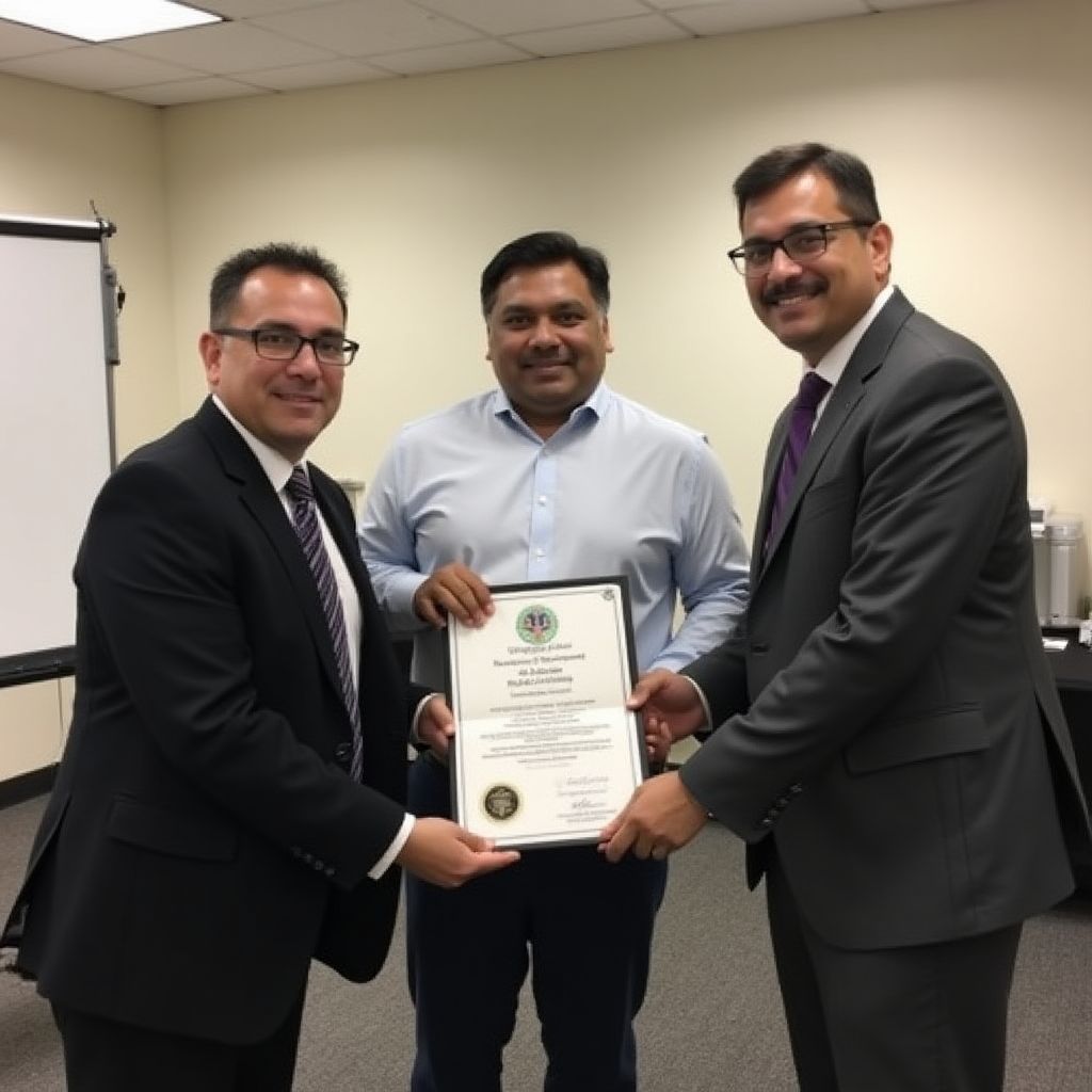 Entrega de certificados de formación