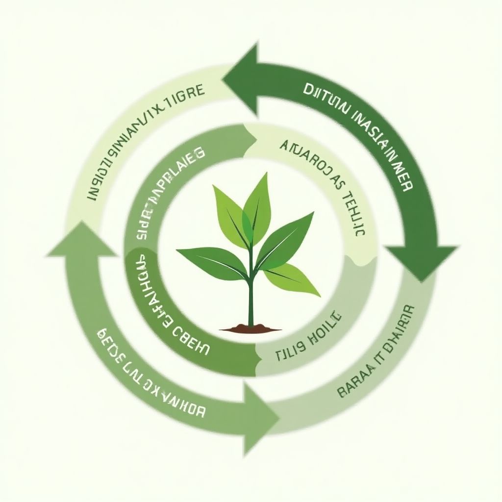 Diagrama de estrategia sostenible
